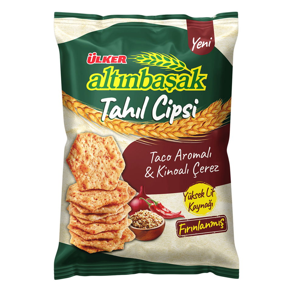 ÜLKER ALTINBAŞAK TAHIL CİPSİ 50 GR-KİNOALI